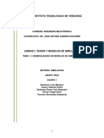 Generalidades de Modelos de Simulacion 