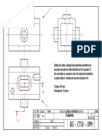 Examen Expresión Gráfica y Diseño Asistido Febrero 2005