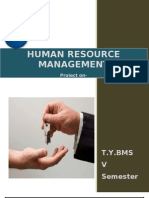 Human Resource Management: T.Y.Bms V Semester