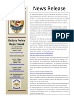 DeSoto Police Department Statement (I)