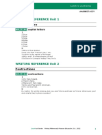 Writing Reference Unit 1: Capital Letters