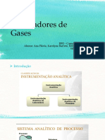 Análise de gases por diferentes técnicas analíticas