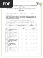 Cuestionario (CAD S) | PDF | Adultos | Divorcio