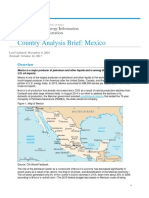 Country Analysis Brief: Mexico: Revised: October 16, 2017