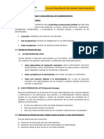 Tema 3 Eficacia y Ejecuciòn Del Acto Administrativo