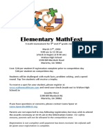 Elementary Mathfest Spring Flyer 1