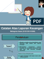 Catatan Atas Laporan Keuangan: Meileginta Kaban (01031381419208)