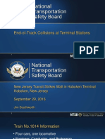 NTSB Presentation On End-of-Track Collisions at Terminal Stations