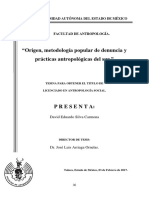 Origen Metodología Popular de Denuncia y Prácticas Antropológicas Del Sur.