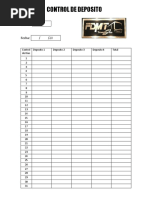 Control de Deposito ALV