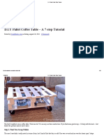 Scraphacker: D.I.Y Pallet Coffee Table - A 7 Step Tutorial