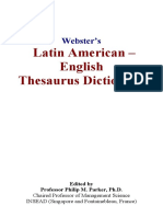 [Philip M. Parker] Websters Latin American