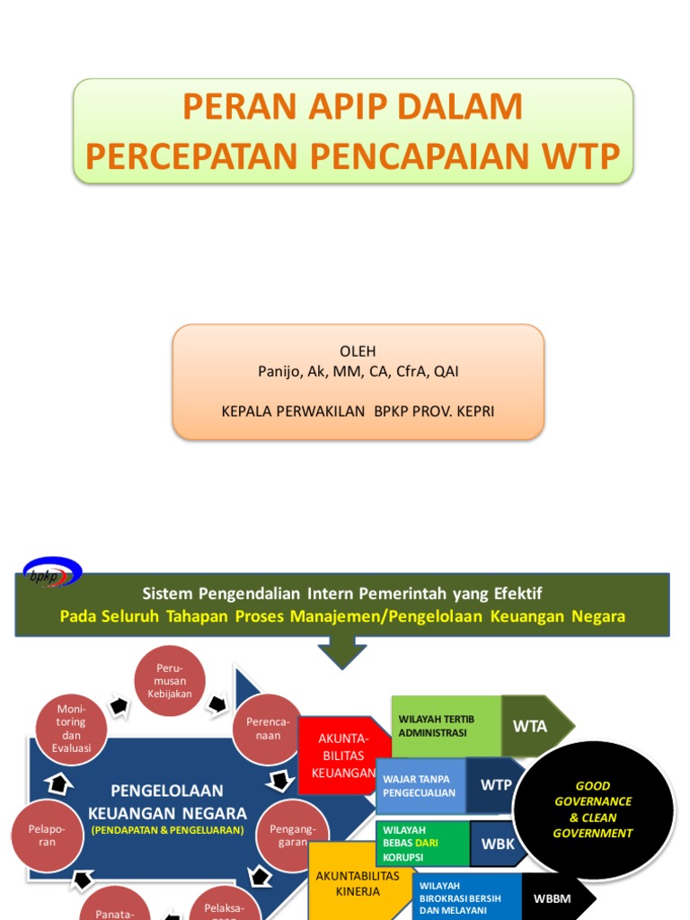 Peran APIP dalam Mencapai WTP | PDF