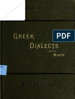 Greek Dialects - Buck PDF