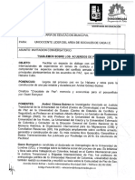 Invitacion Conversatorio Hablemos Sobre Los Acuerdos de PAZ