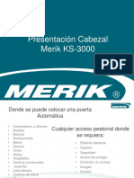Puertas automáticas Merik KS-3000 para accesos peatonales