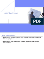 ABAP Batch Input: IBM Global Business Services