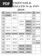 JADUAL PDPC 2018