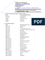 Draft Susunan Pengurus DPD PAN Periode 2015 - 2020