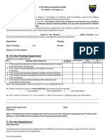 A. For The Student: Attitude Evaluation Form For Stage 3.1 & Stage 3.2