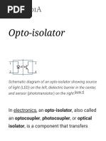 Opto-Isolator: in Electronics, An Opto-Isolator, Also Called An Optocoupler, Photocoupler, or Optical