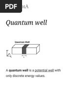 Quantum Well