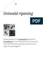 Ostwald Ripening