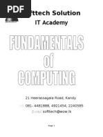 Download Computer Fundamentals Notes by jineshsurya SN37093763 doc pdf