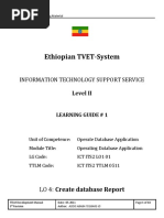 LO4 - Creating Database Report