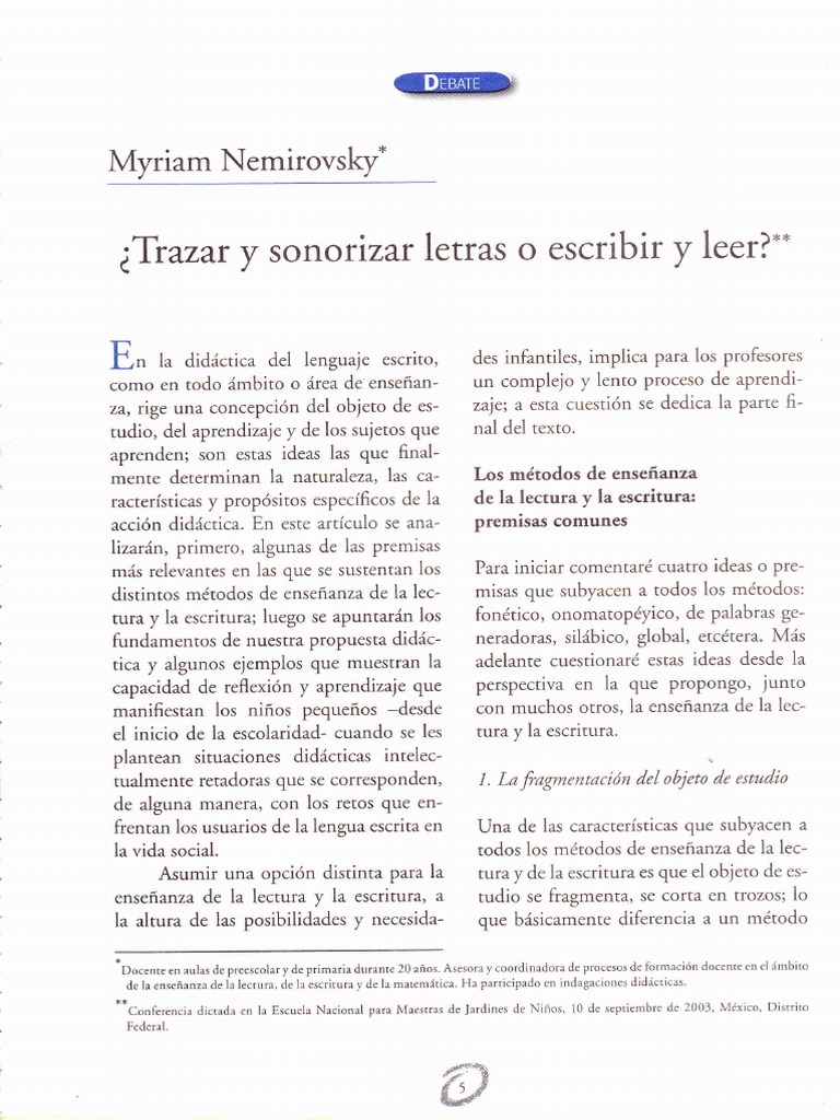 Myriam PDF PDF | Lectura (proceso) |