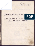 Paravicino, Oraciones Evangélicas 1