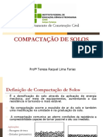 Compactação de solos: densificação e resistência