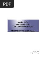 Model S-C4 Machine Code: D067/D068/D069/D072 Field Service Manual