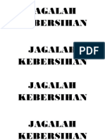 Jagalah Kebersihan