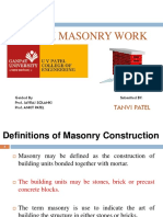 Brick Masonry Work Guide