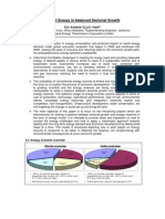 Role of Energy in Balanced Sectorial Growth