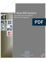 E-Way Bill System: User Manual For API Interface (Site-to-Site Integration)