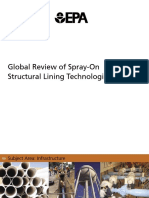 Global Review of Spray-On Structural Lining Technologies: Subject Area: Infrastructure