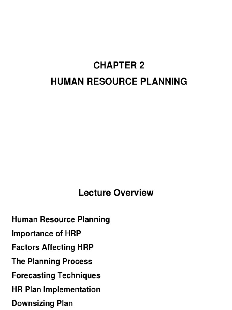 Unit 2 HRP | PDF | Human Resource Management | Layoff