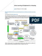 Data Science Machine Learning BI Explained in A Amazing Few Pictures