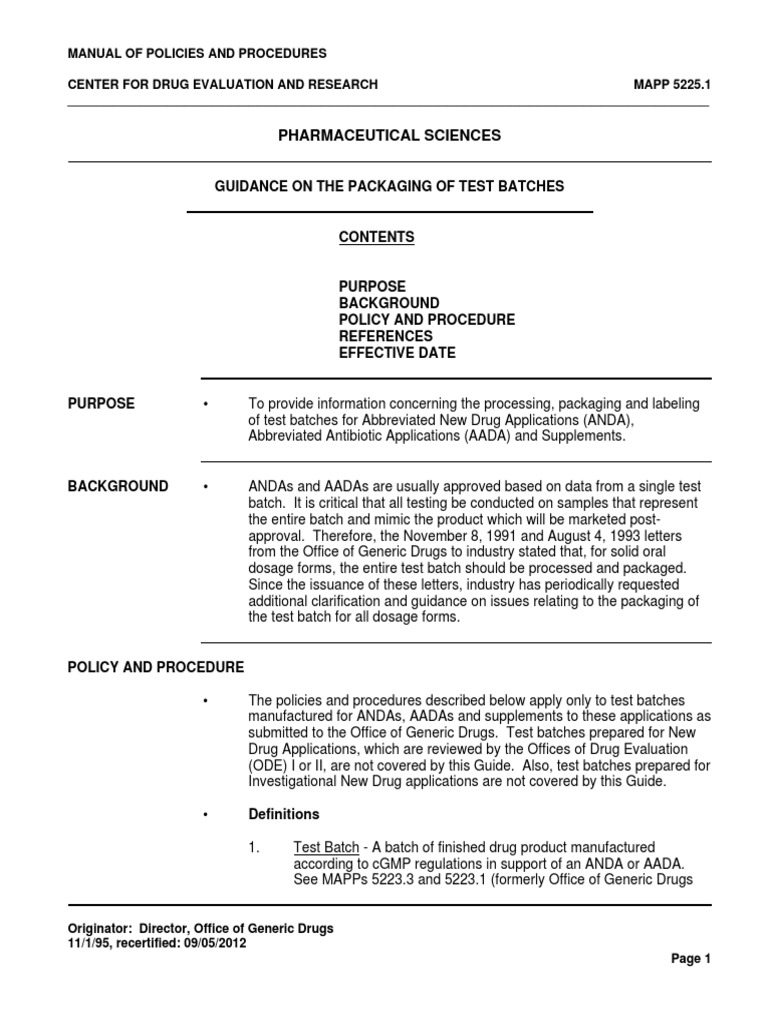 FDA EB Packing PDF Packaging And Labeling Food And Drug