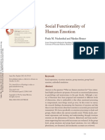 Social Functionality of Human Emotion