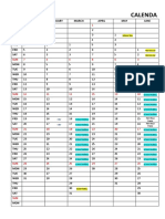 Malaysian Calendar 2018 with Public Holidays