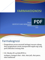 pendahuluan FARMAKOGNOSI