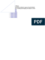 Lyapunov's Direct and Indirect Methods. Lyapunov-Based Feedback Stabilization Examples, Including Backstepping and Adaptive Control