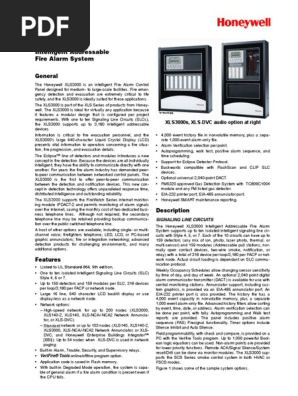 Xls3000 Specsheet Pdf Sensor Telephone