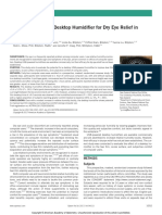 Randomized Trial of Desktop Humidifier for Dry Eye Relief in Computer Users