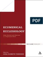 Ecumenical Ecclesiology Unity Diversity and Otherness in A Fragmented World Ecclesiological Investigations PDF