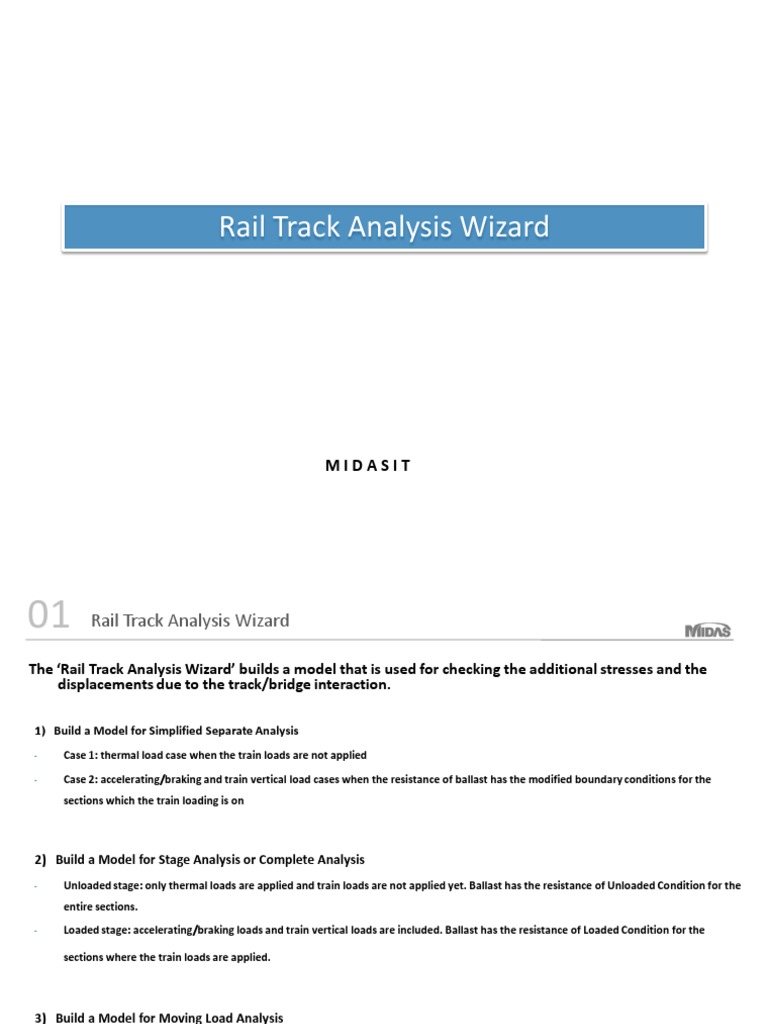 2 Rail Track Analysis Wizard Pdf Track Rail Transport