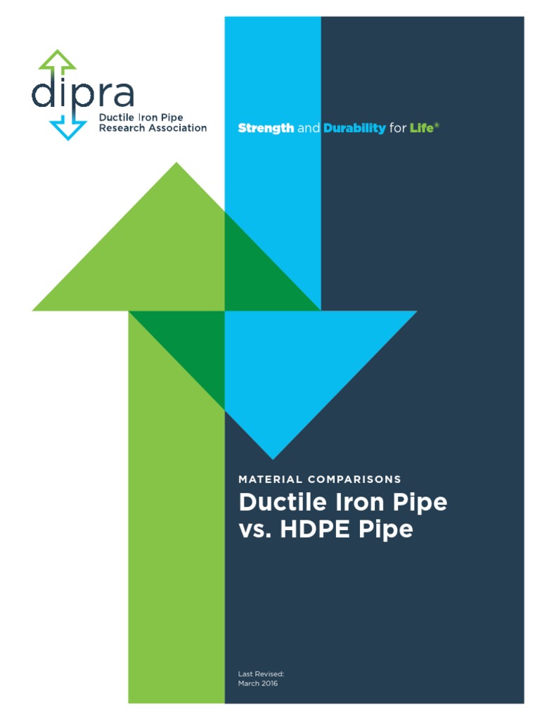 Ductile Iron Pipe vs. HDPE Pipe Strength and For PDF Pipe (Fluid
